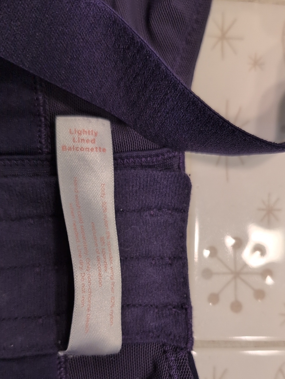 Cacique Navy Padded Smooth-Cup Bra - Picture 3 of 3